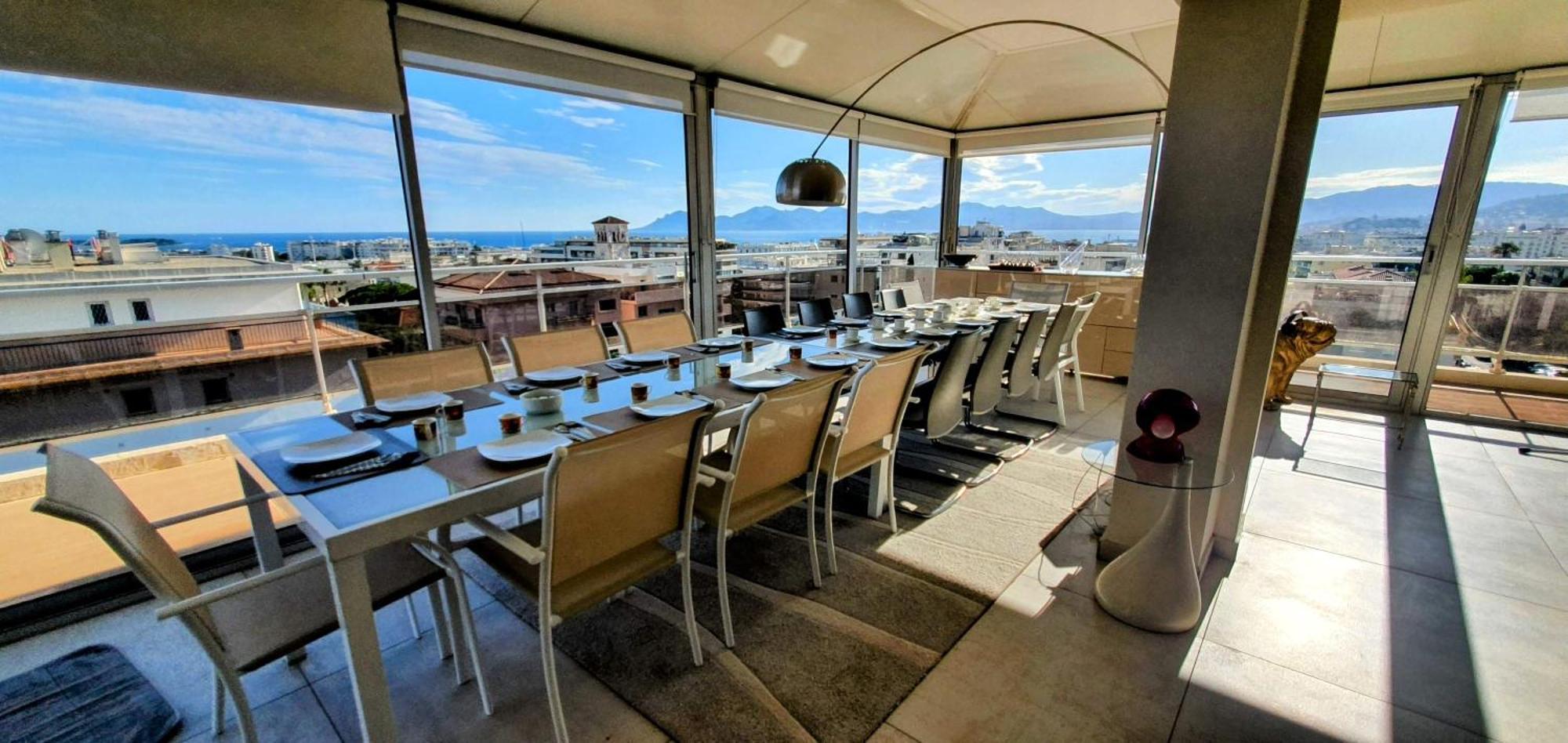 Villa Sur Le Toit - Vue Mer Exceptionnelle Канны Экстерьер фото
