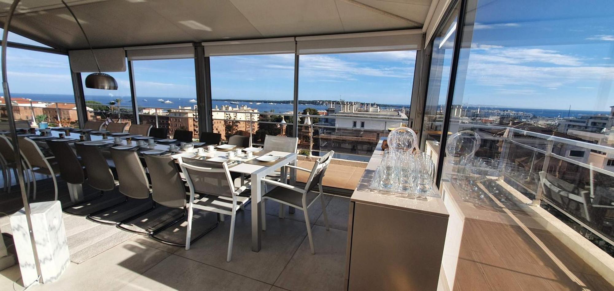 Villa Sur Le Toit - Vue Mer Exceptionnelle Канны Экстерьер фото