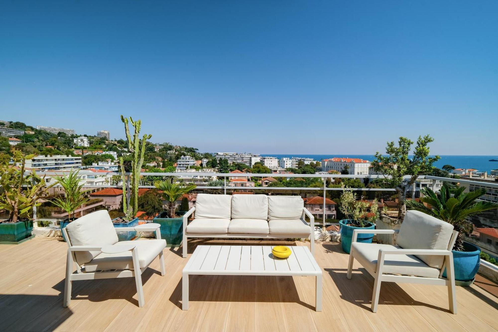 Villa Sur Le Toit - Vue Mer Exceptionnelle Канны Экстерьер фото