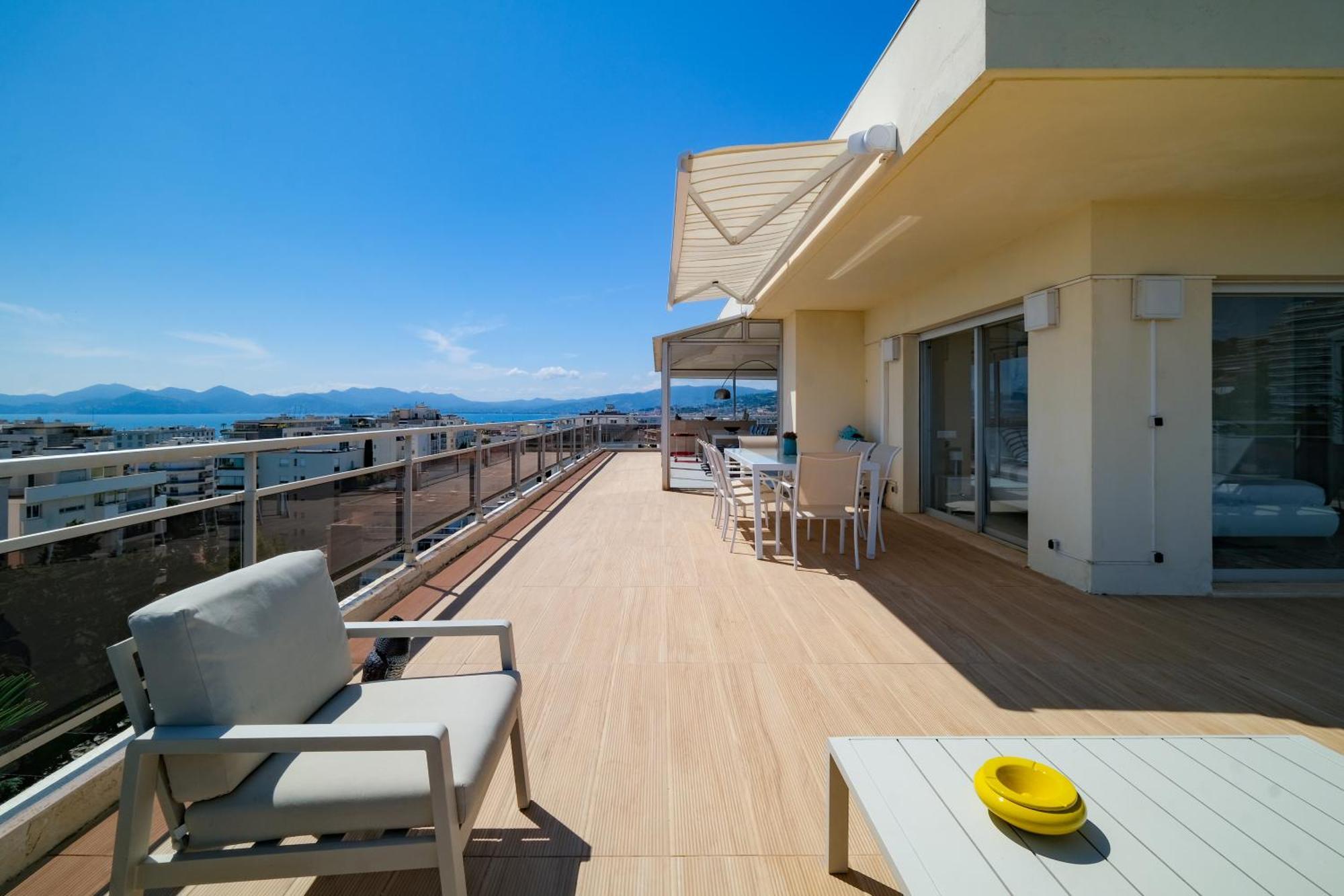 Villa Sur Le Toit - Vue Mer Exceptionnelle Канны Экстерьер фото