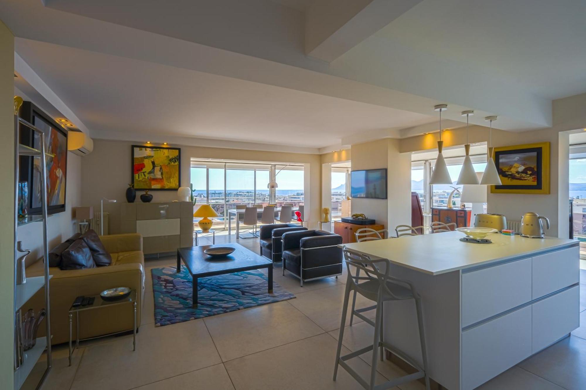 Villa Sur Le Toit - Vue Mer Exceptionnelle Канны Экстерьер фото
